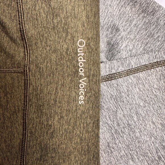 OUTDOOR VOICES | Springs 7/8 Legging Tea Tree/Oatmeal/Ash M - Picture 6 of 7
